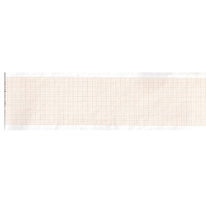 Carta termica ECG 63x30 mmxm - rotolo griglia arancio