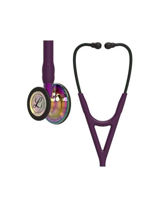 LITTMANN CARDIOLOGY IV - 6239 - prugna - finiture arcobaleno brillanti - conn. viola
