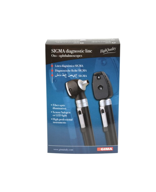 OTO-OFTALMOSCOPIO F.O. SIGMA con 2 manici - in astuccio