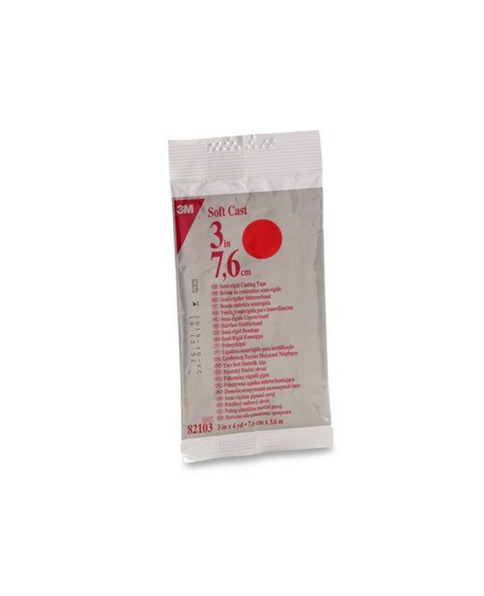 SOFTCAST 3M 7,5 cm x 3,65 m - rosso