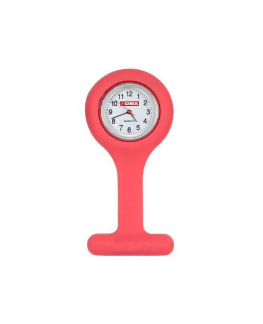 OROLOGIO PER INFERMIERI - rotondo - rosso
