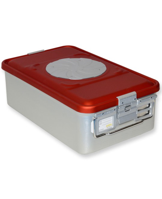 CONTAINER CON VALVOLA medio h150 mm - rosso