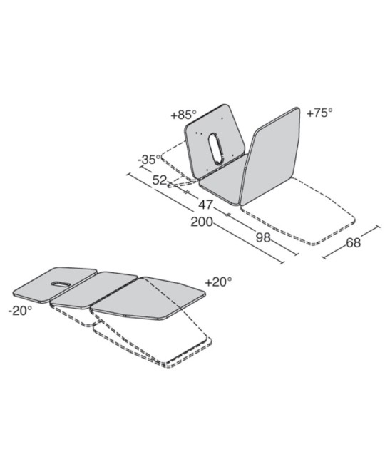 LETTO TRENDELENBURG THER - elettrico - colore a scelta