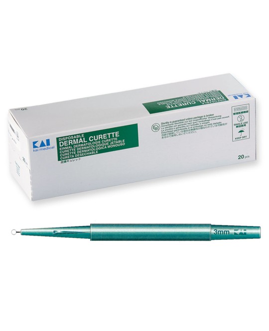CURETTE DERMATOLOGICHE KAI diametro 3 mm