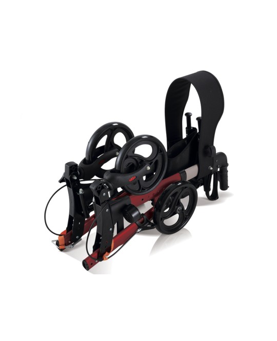 DEAMBULATORE COMPACT - pieghevole - rosso