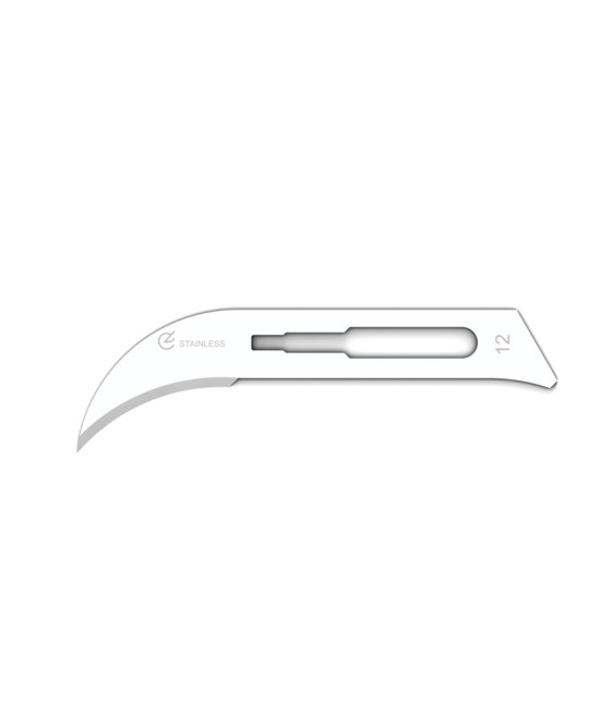 LAME GIMA INOX N. 12 STERILI