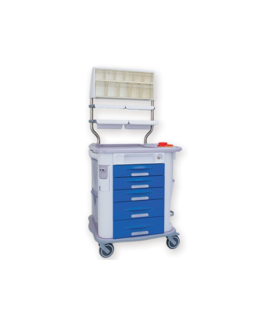 CARRELLO AURION MEDICAZIONE - blu