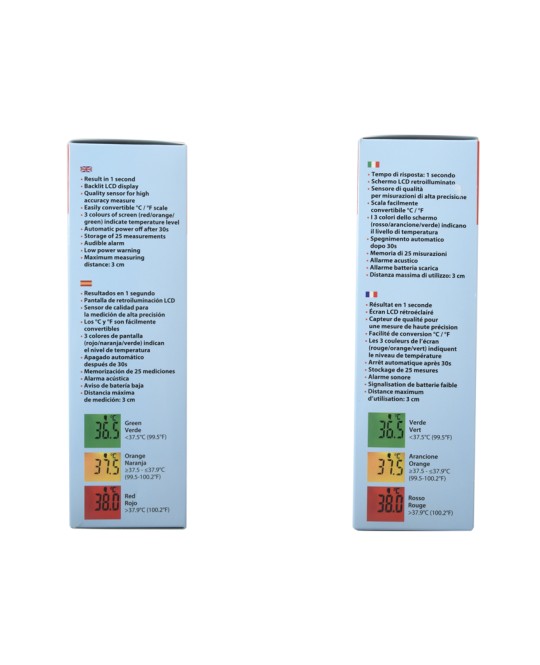 TERMOMETRO NO CONTACT AEON A200 - GB,FR,IT,ES