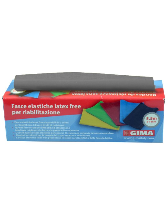 BANDA LATEX-FREE 5,5 m x 14 cm x 0,50 mm - grigio