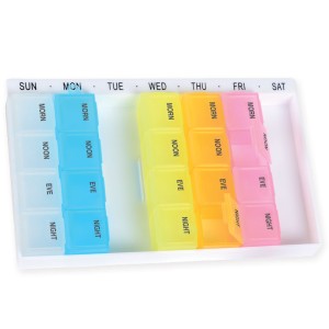 PORTAPILLOLE SETTIMANALE x4 EASY - inglese