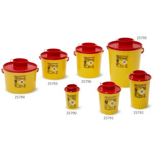 CONTENITORE RIFIUTI TAGLIENTI LINEA PBS - 12 litri