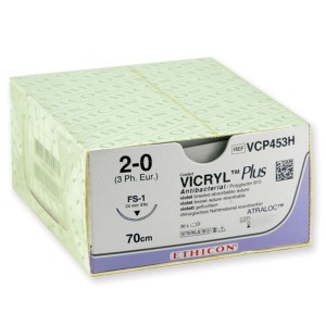 SUTURA ASSORBIBILE ETHICON VICRYL PLUS - 2/0 ago 24 mm
