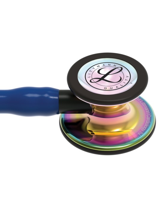 LITTMANN CARDIOLOGY IV - 6242 - blu navy - finiture arcobaleno